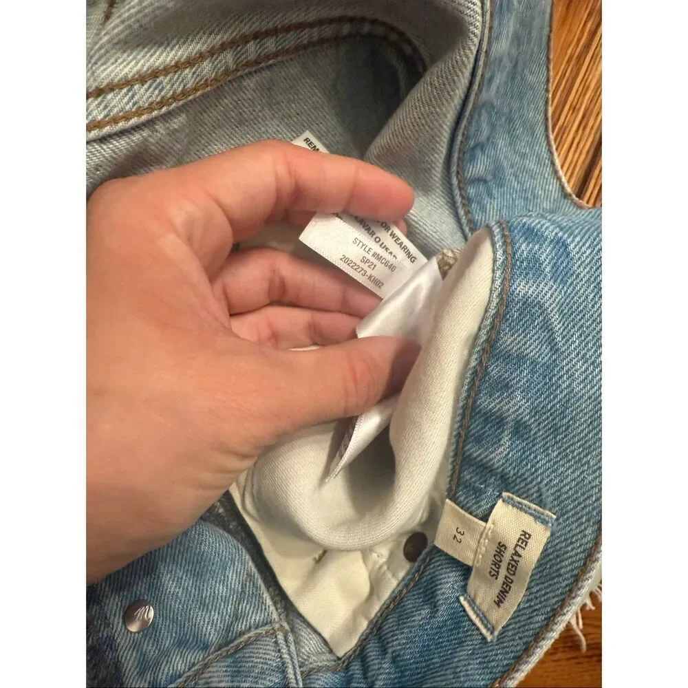 Madewell‎ relaxed denim shorts size 32
